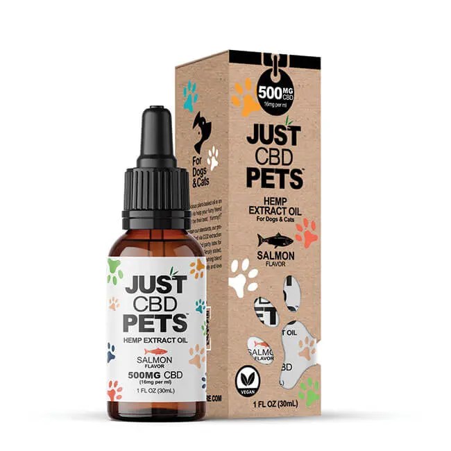 JustCBD Pets - 500mg CBD Oil for Pets - 3 Flavors!