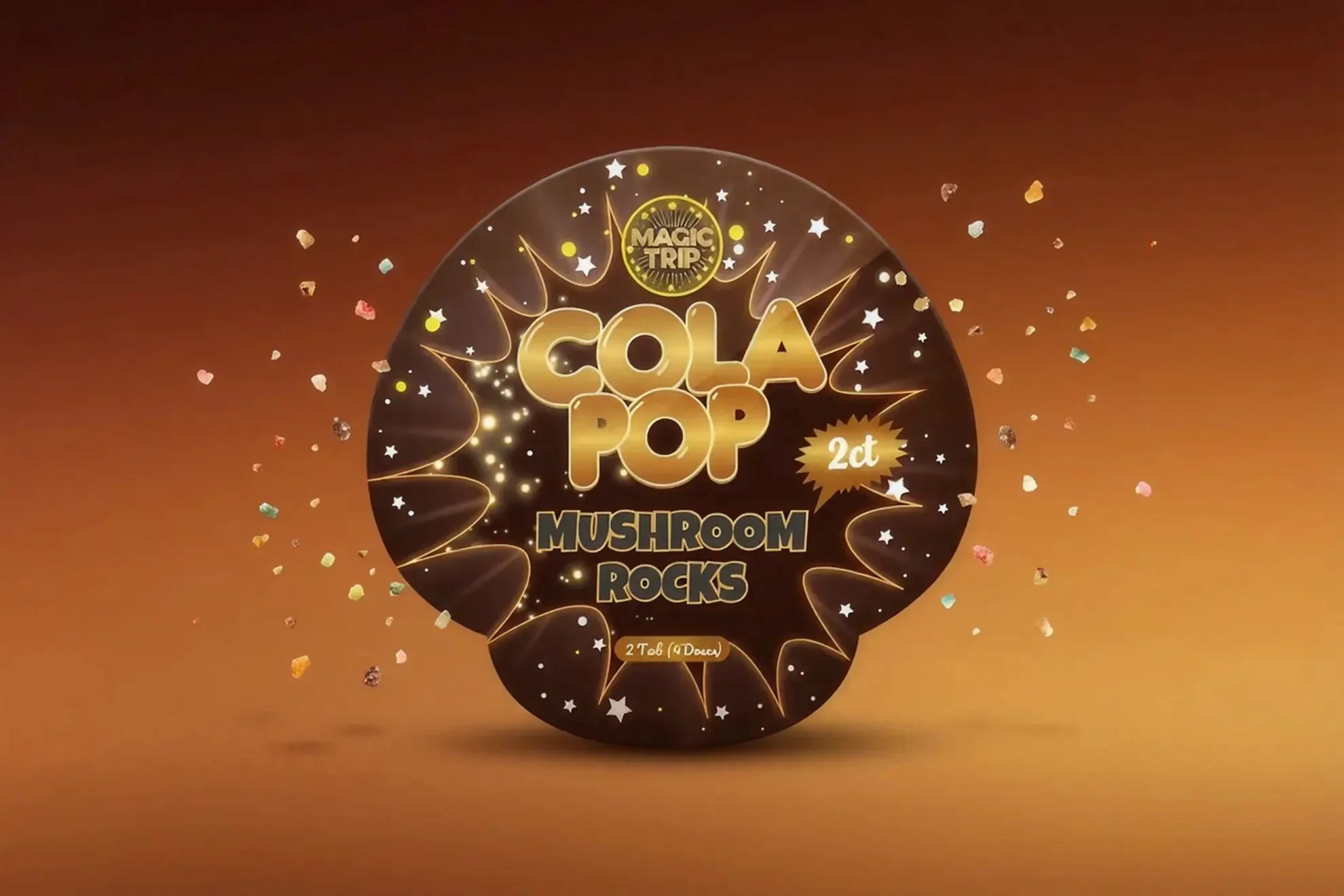Magic Trip - Mushroom infused Popping Rock Candy - 4 Flavors!