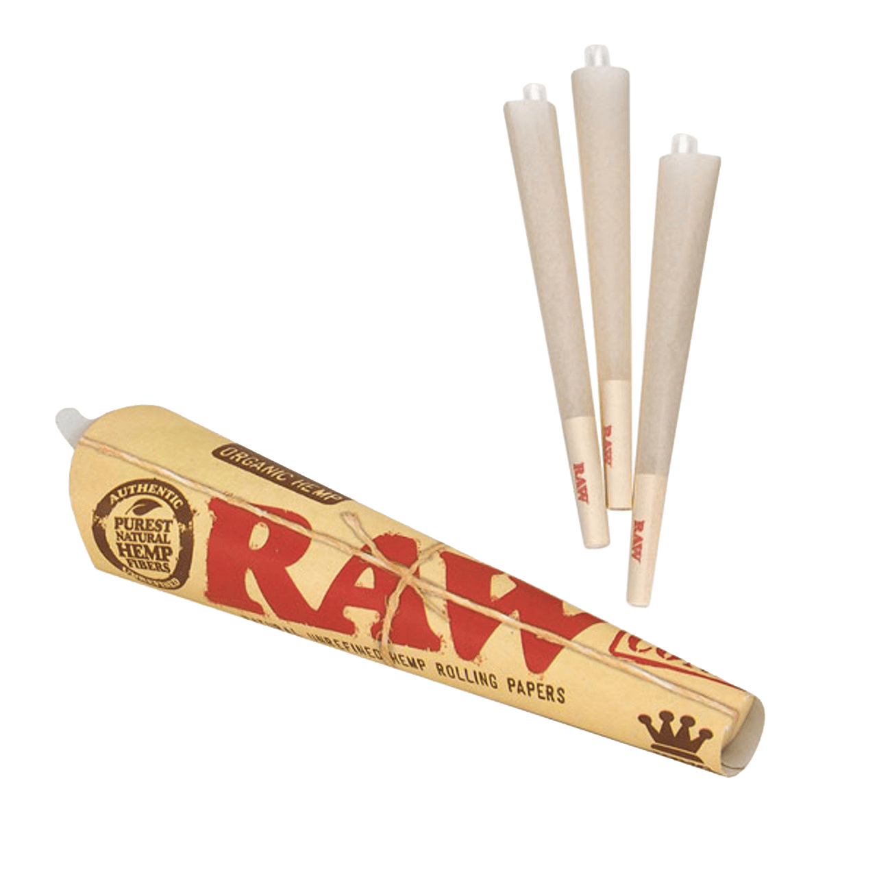 RAW Organic Hemp Cones – King Size 3ct