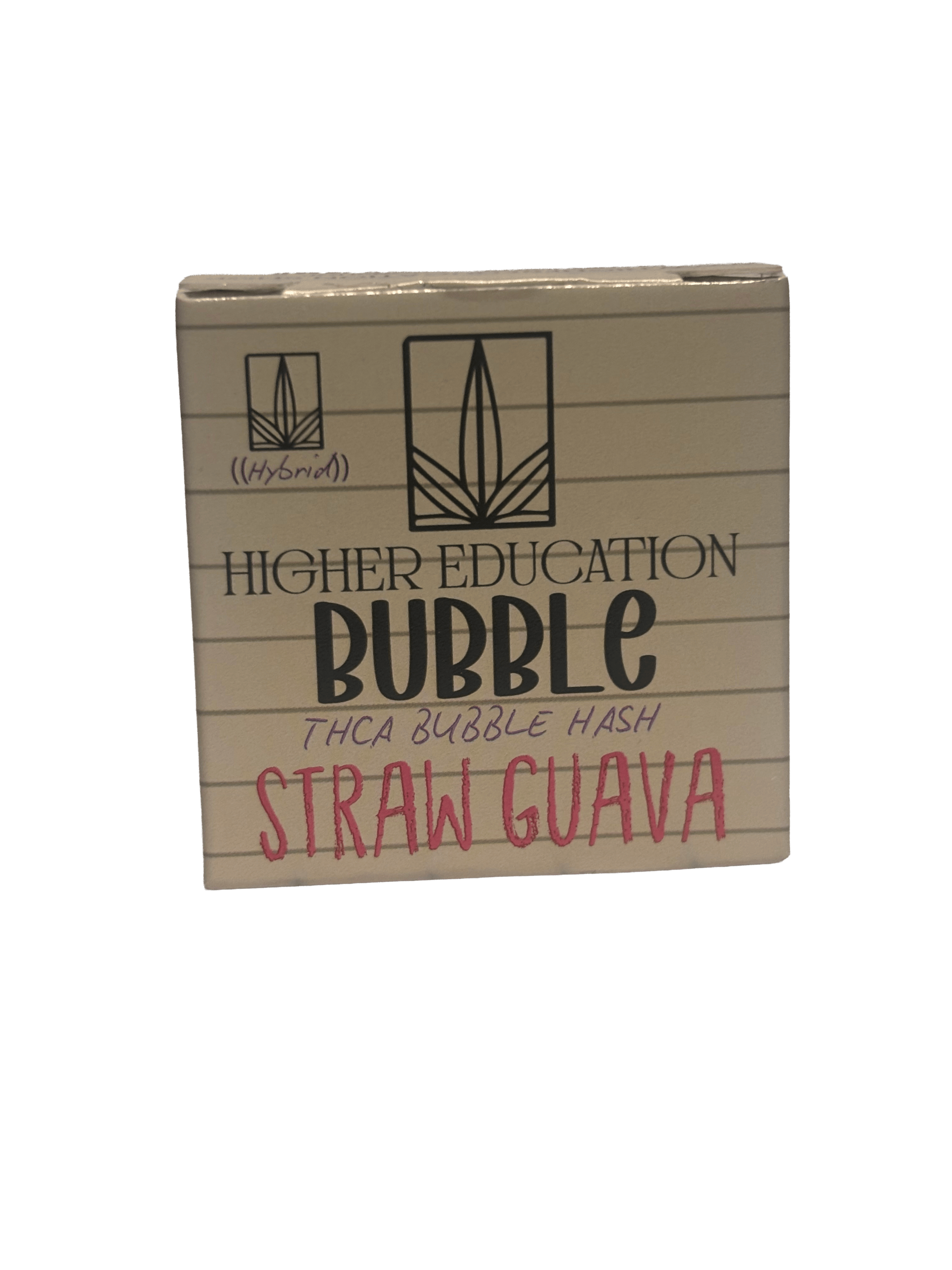 Higher Education Bubble Hash - 3 Flavors!