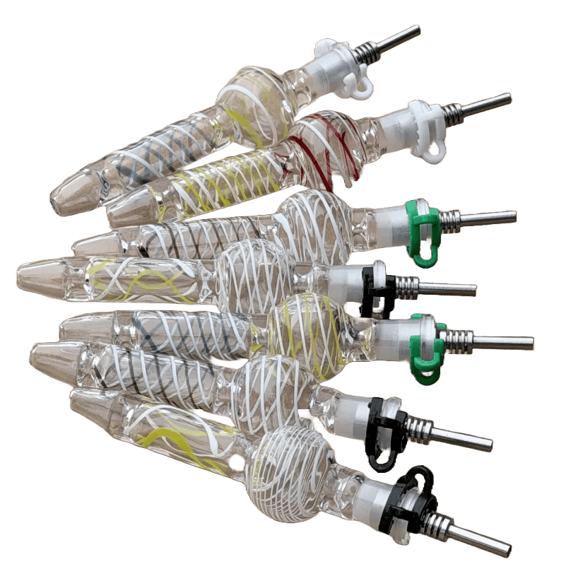 Glass Nectar Collector Kit with Titanium Nail